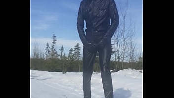 nude black men jerking in the forest wearing suit