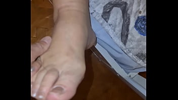 granny panty hairy fot