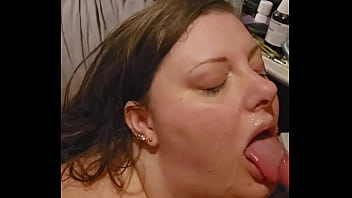 bbw takes a massive shit on mans face