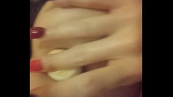 long nails inserted into peephole
