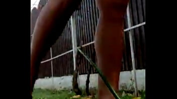dad naked in garden porn