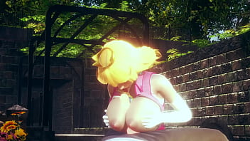 anime princess peach farting