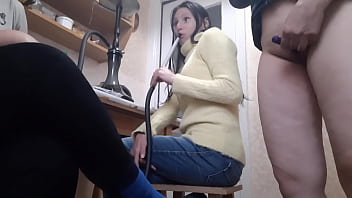 jerk off in front of gf and her sister
