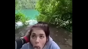 white girl suck bbc in public