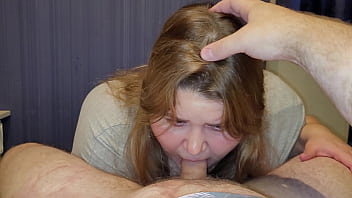 an old chubby wife sucking cocks for the cum