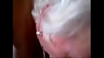 nude white hair granny