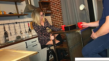 step mom watching son jerk off