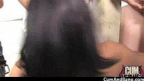 Ebony Hottie Gangbang And Facefuck 6
