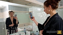 Mommy4k Milf Doesn T Care About What S Going On Beyond Her Bathroom Hot Sex With Janet Alfano