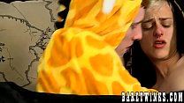 Ginger twink breeding with pierced homo