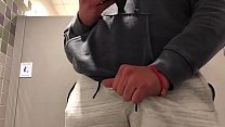 James Fischer blows a huge load on himself in the Salt Lake City Airport