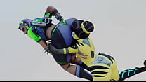 Overwatch Lesbian ass lick D.va X Sombra