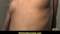 Sexy girl shows off her blowjob skills at gloryhole 28