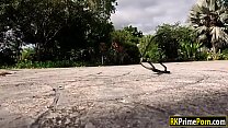 Elena Gilbert fucked outdoors