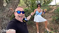 OUTDOOR BLOWJOB IN POV AND WILD SEX ON THE FOREST - SHEILA ORTEGA