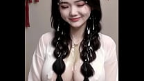 AI generated artwork / AI生成 華服女孩 尷尬微笑 ぶっかけ
