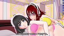 Fiddling with the innocent body of a new maid