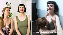 Lovely Delfine & Sally Enjoy Exhibitionist August at Ersties