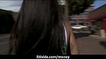 Sexy wild chick gets paid to fuck 10