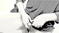Manga Comic of Annita Koxx epilating her pussy