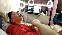 Blonde mature slut has nipples orgasm and pussyfucking close up!