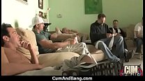 horny ebony bukkake gangbang 8