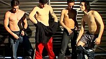 Gay movie sucking Mike Roberts thick uncut weenie while getting