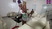 Slut maid fucks boss for extra payment