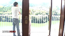 Sensual Japanese couple indulges in steamy late-night passion