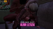 Муж трахает порнозвезду ALINA LETIZIA после двух черных парней
