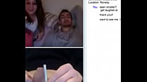 webcam reaction hot norway couple