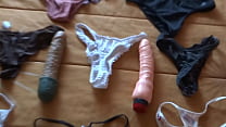 Big cumshots in the used panties of a beautiful stepmother, she always finds them bathed in milk