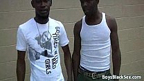Black boy and white guy in interracial gay scene 01