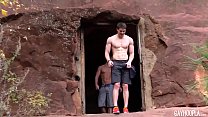 2 College Jocks Fuck On Camping Trip. HOT FLIP FUCK