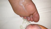 Cum on wifes s. feet