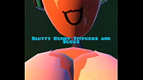 RecRoom Bunny Deepthroats and Rides Cock