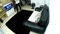 The bad cleaning lady asked to be punished and got spanked and a cum in the face
