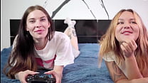 She wanted to play in video games but i desadied to play with her pussy