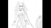 Big puffy bunny girl