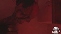 The ghost of sex was haunting the house, he decided to fuck the slut who was crazy for dick! - Clarkes and Lua Baiana - Halloween