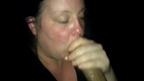 Strong strokes until I came blowjob
