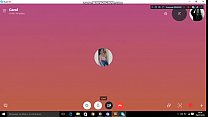 safada gemendo no skype