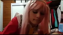 Emo girl sucking a big one