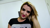 A Dildo in The Ass Makes Horny Tranny Vitoria Neves Cum DT406