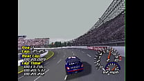 Playstation gameplay: Nascar 2001 (year: 2000 EA Sports)