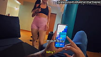 He discovers me recording it and I end up taking it