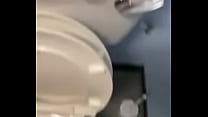 Pleasuring myself in restroom