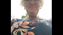 Granny hairy pussy upskirt
