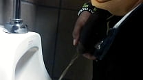 CAUGHT Big Dick Black Guy Pissing