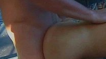 Doggy style anal sex cumshot